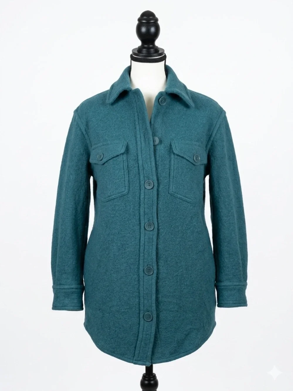WILFRED FREE | ARITZIA GANNA GREEN SHACKET - Picture 2 of 5